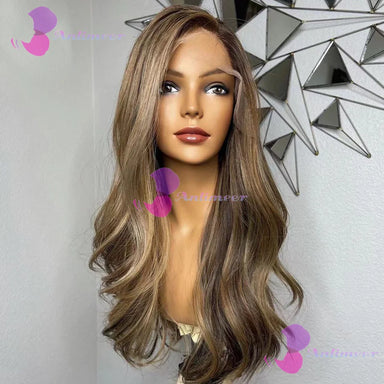 Sun-Kissed | Honey Brown Highlight Glueless HD Lace 13x6 Frontal Wig Pre-Cut