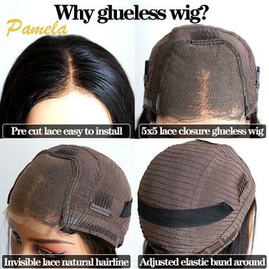 Wear & Go | Honey Brown Highlight Deep Wave Glueless HD Lace 13x6 Frontal Wig