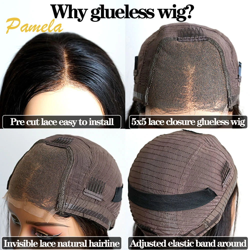 Wear & Go | Honey Brown Highlight Deep Wave Glueless HD Lace 13x6 Frontal Wig