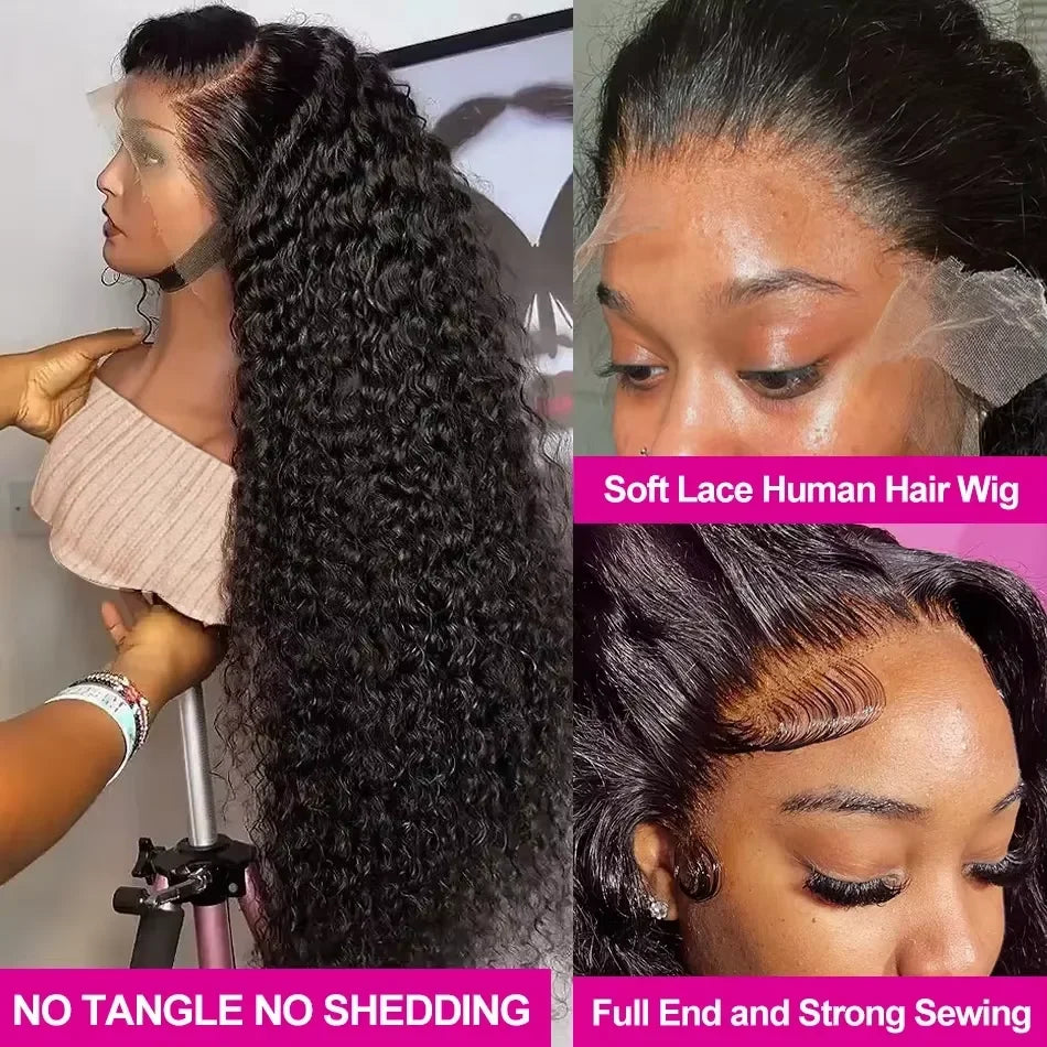 Ready To Wear | Deep Wave Glueless HD Lace 13x6 Frontal Wig by Myrna