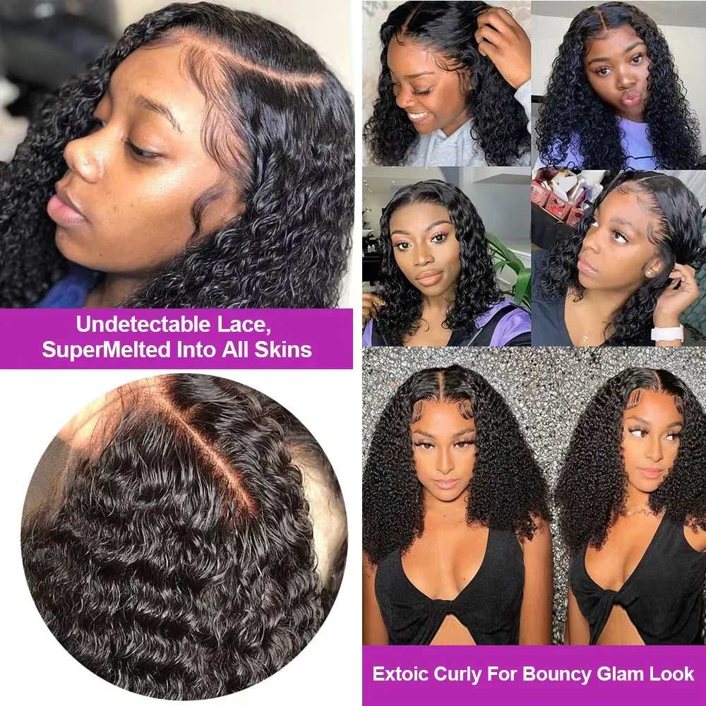 Wear & Go | 250% High Density Water Wave Glueless HD Lace 13x4 Frontal Wig