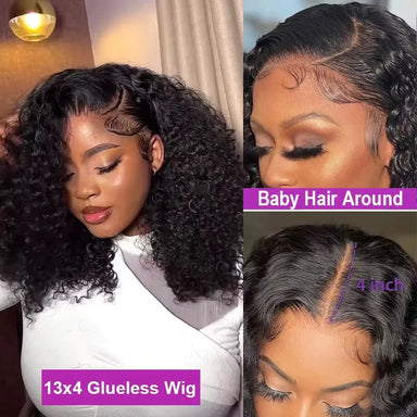 Wear & Go | 250% High Density Water Wave Glueless HD Lace 13x4 Frontal Wig