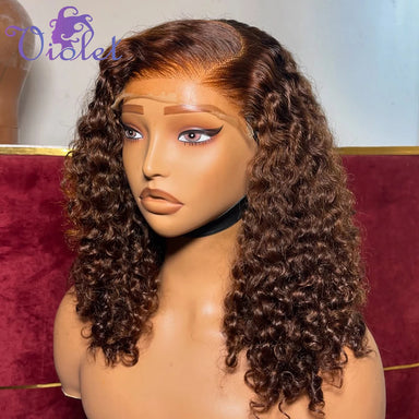 Throw On & Go | 220% Density Deep Wave Glueless HD Lace 13x4 Frontal Wig Pre-Cut