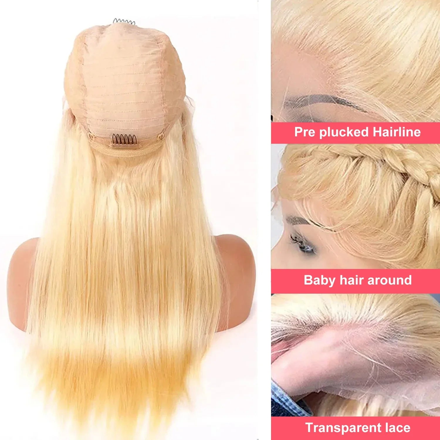 Blonde Vibes | 180% Density 613 Blonde Glueless HD Lace 13x6 Frontal Wig