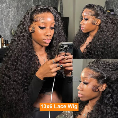 Wear & Go | 300% Extra Density Deep Wave Glueless HD Lace 13x6 Frontal Wig