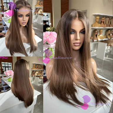Classic Silk | 200% Density Straight Glueless HD Lace 13x6 Frontal Wig Pre-Cut