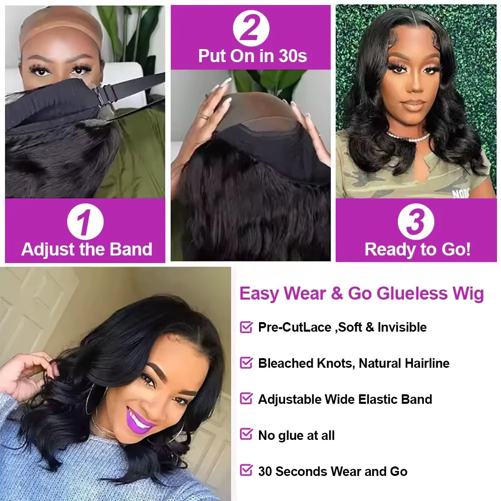 Effortless Waves | Water Wave Glueless HD Lace 13x4 Frontal Wig