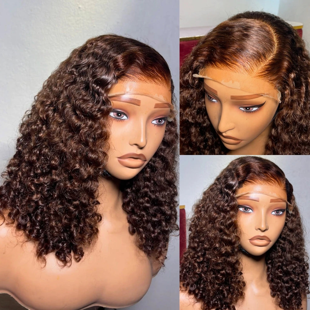 Throw On & Go | 220% Density Deep Wave Glueless HD Lace 13x4 Frontal Wig Pre-Cut