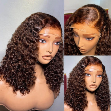 Throw On & Go | 220% Density Deep Wave Glueless HD Lace 13x4 Frontal Wig Pre-Cut