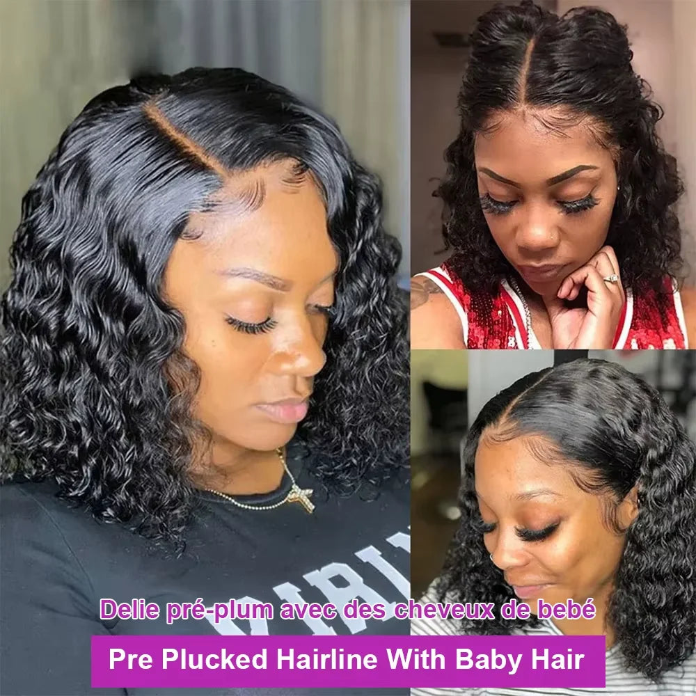 Wear & Go | 250% High Density Water Wave Glueless HD Lace 13x4 Frontal Wig