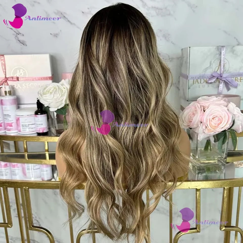 Color Pop | Brown Highlight Glueless HD Lace 5x5 Closure Wig Pre-Cut