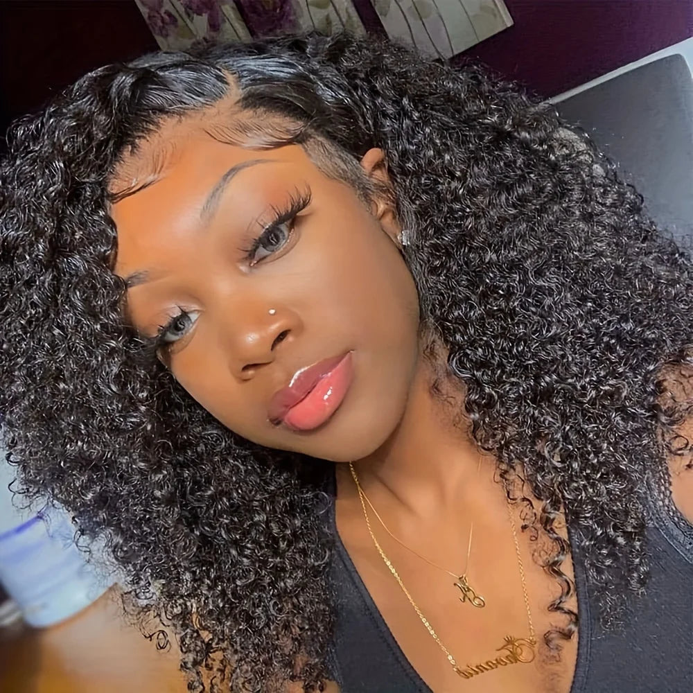 Throw On & Go | 200% Density Deep Wave Glueless HD Lace 13x4 Frontal Wig Pre-Cut