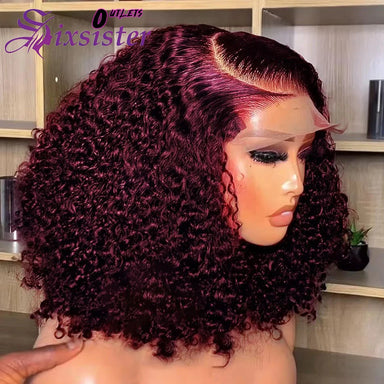 Ready To Wear | Burgundy 99J Deep Wave Glueless HD Lace 13x4 Frontal Wig Pre-Cut