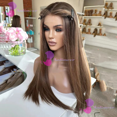 Classic Silk | 200% Density Straight Glueless HD Lace 13x6 Frontal Wig Pre-Cut