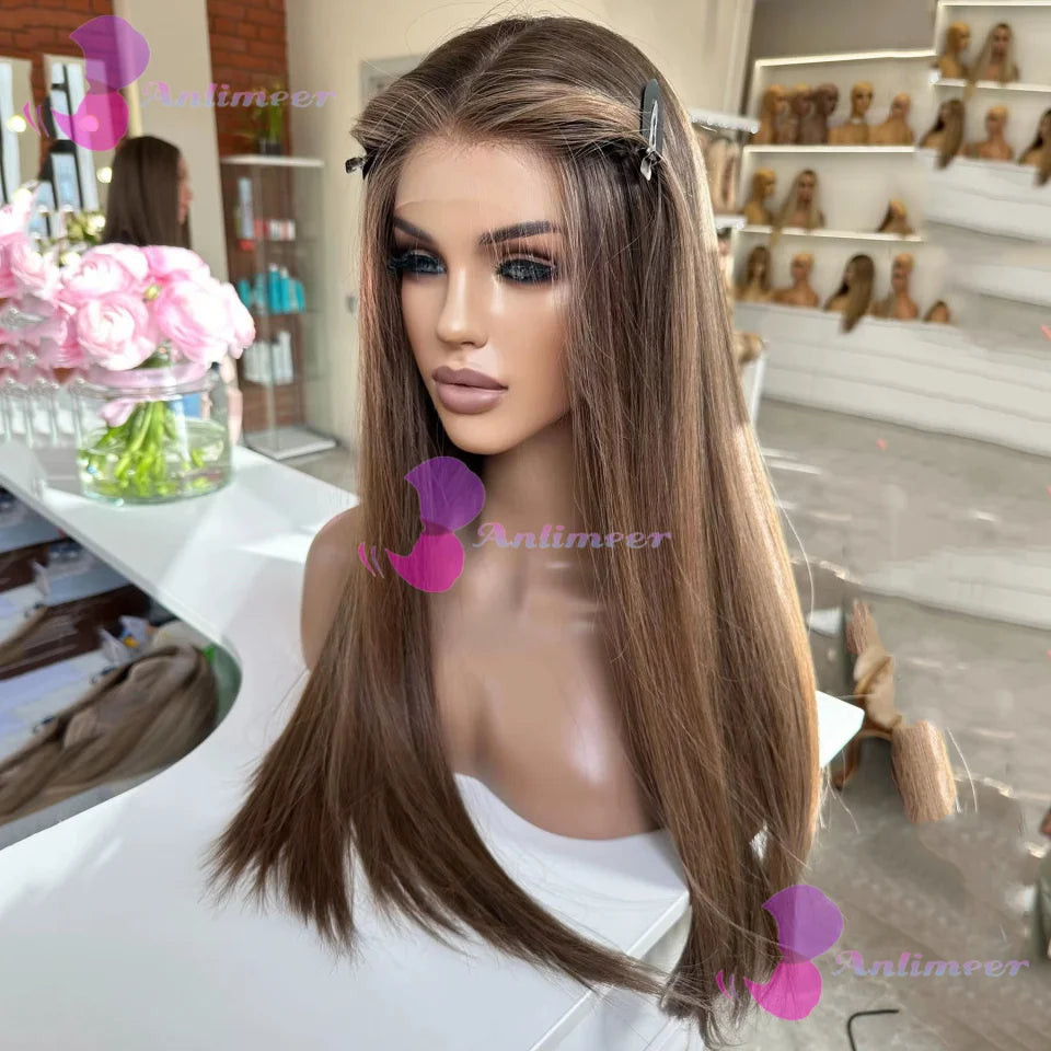 Classic Silk | 200% Density Straight Glueless HD Lace 13x6 Frontal Wig Pre-Cut