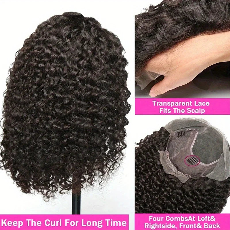 Effortless Waves | 200% Density Water Wave Glueless HD Lace 13x4 Frontal Wig