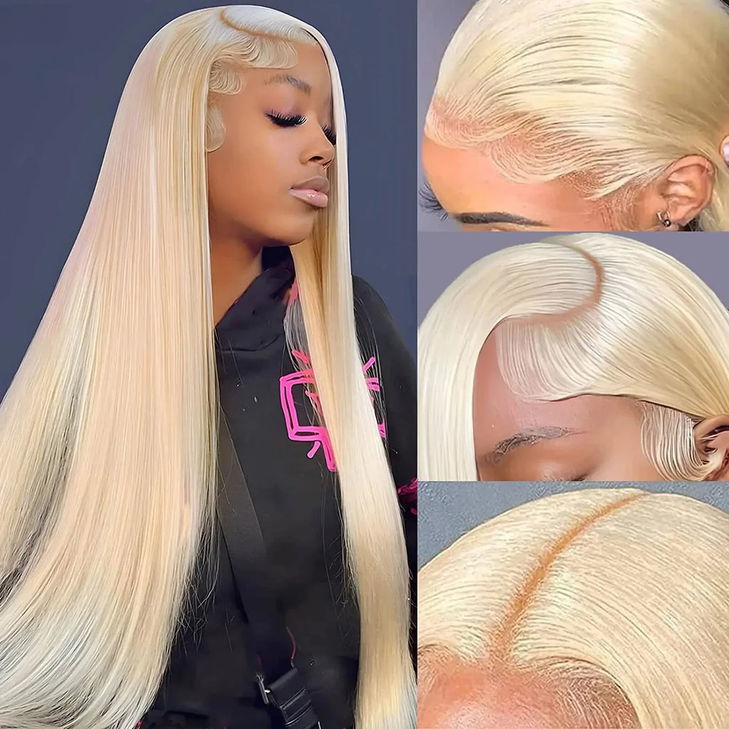 Blonde Vibes | 180% Density 613 Blonde Glueless HD Lace 13x6 Frontal Wig