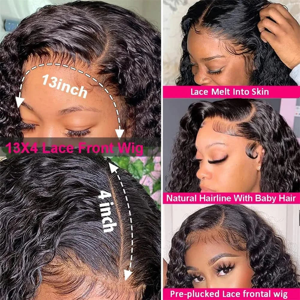 Ready To Wear | Deep Wave Glueless HD Lace 13x6 Frontal Wig by Myrna