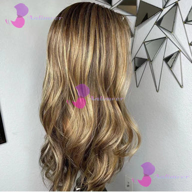 Sun-Kissed | Honey Brown Highlight Glueless HD Lace 13x6 Frontal Wig Pre-Cut