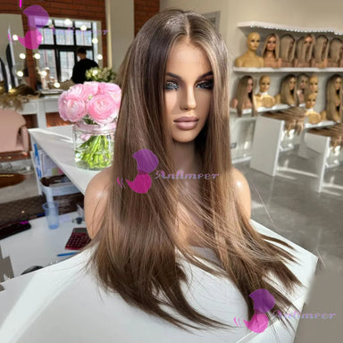 Classic Silk | 200% Density Straight Glueless HD Lace 13x6 Frontal Wig Pre-Cut