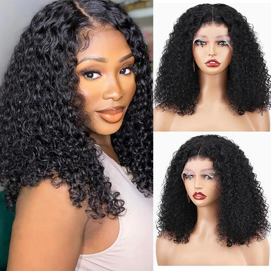 Throw On & Go | 200% Density Deep Wave Glueless HD Lace 13x4 Frontal Wig Pre-Cut