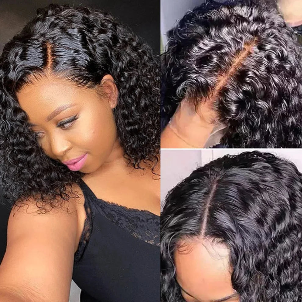 Ready To Wear | Deep Wave Glueless HD Lace 13x4 Frontal Monna Human Hair Bundles Wig