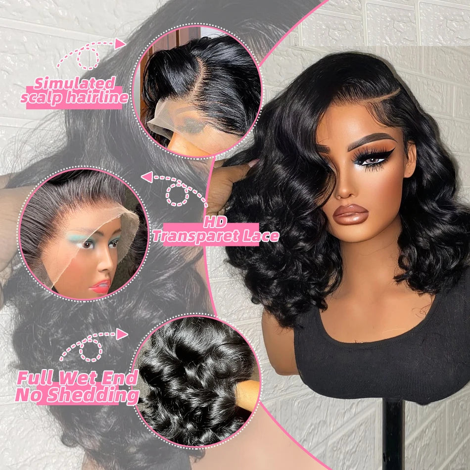 Effortless Glam | Loose Wave Glueless HD Lace 13x4 Frontal Wig