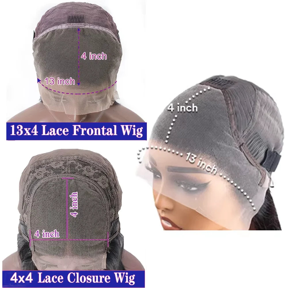 Wear & Go | 250% High Density Water Wave Glueless HD Lace 13x4 Frontal Wig