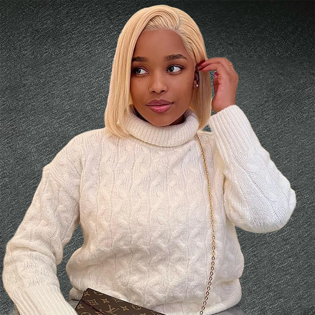 Platinum Glow | Honey Brown Highlight 613 Blonde Glueless HD Lace 13x6 Frontal Wig