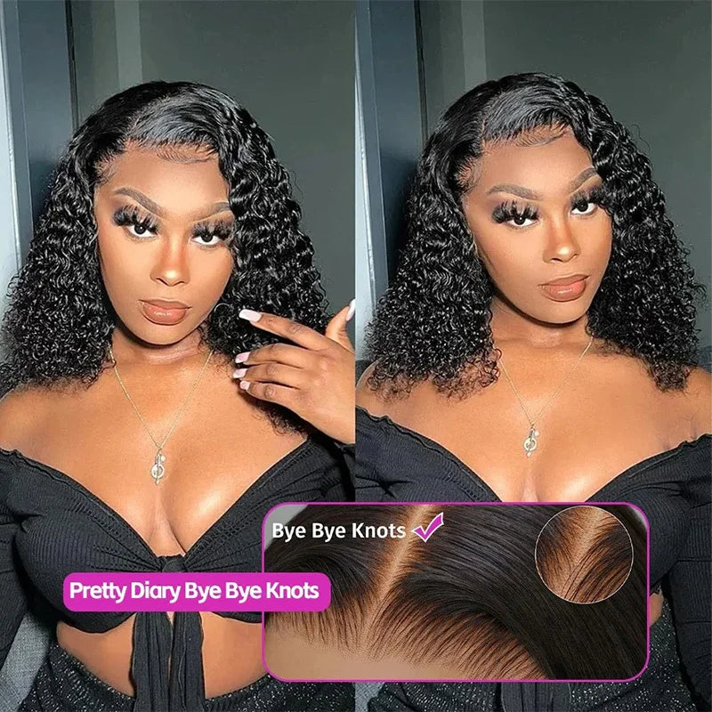 Effortless Waves | 200% Density Water Wave Glueless HD Lace 13x4 Frontal Wig