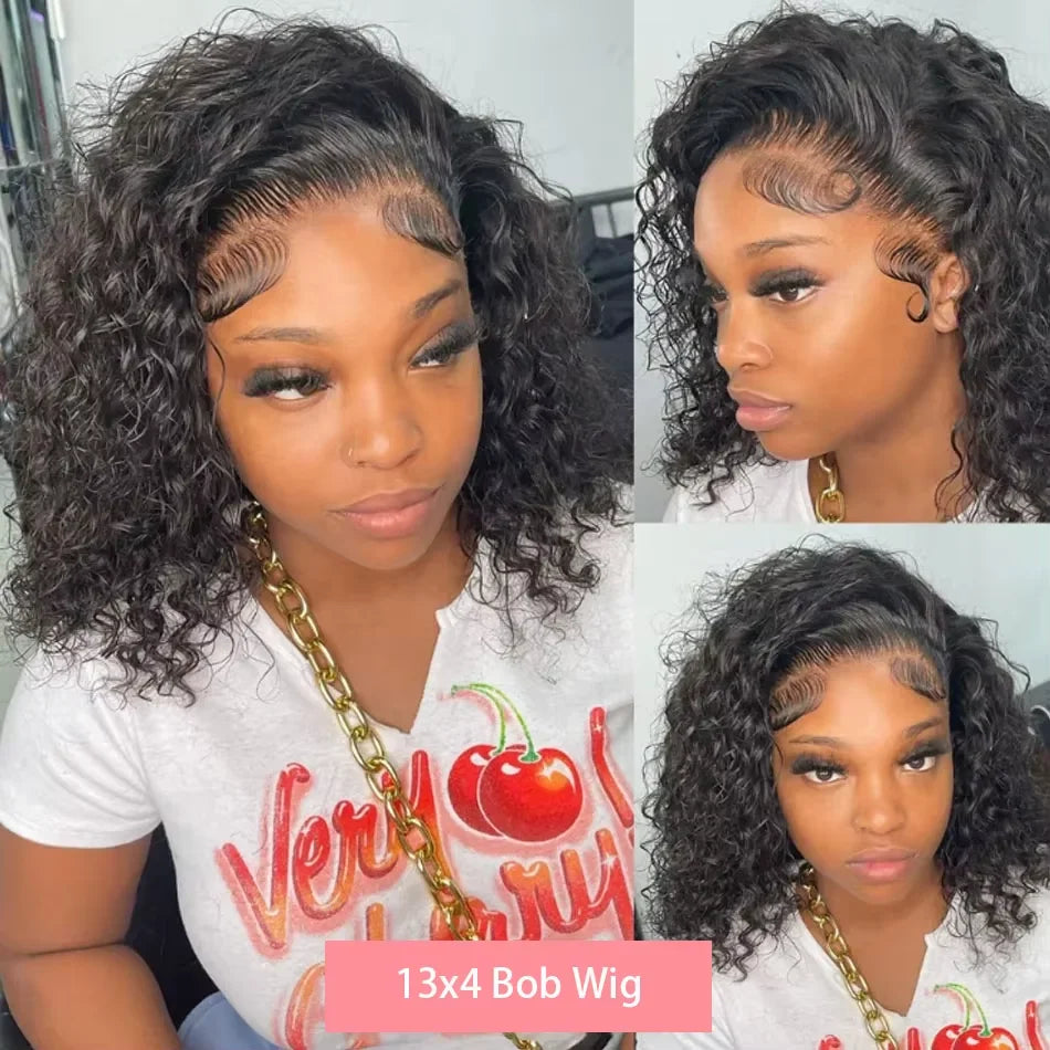 Ready To Wear | Deep Wave Glueless HD Lace 13x4 Frontal Monna Human Hair Bundles Wig