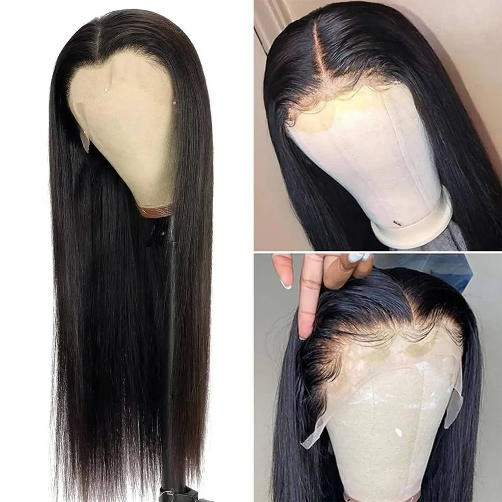 Sleek & Smooth | Straight Glueless HD Lace 13x4 Frontal Wig Pre-Cut