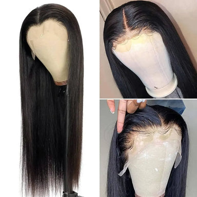 Sleek & Smooth | Straight Glueless HD Lace 13x4 Frontal Wig Pre-Cut