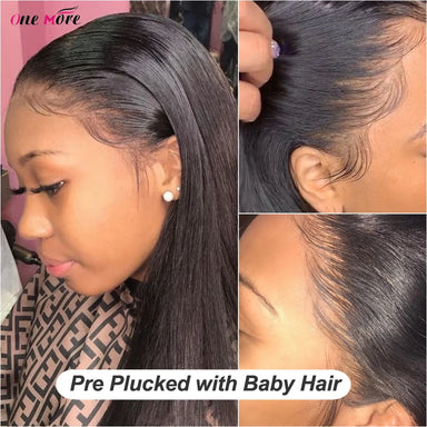 Sleek & Smooth | Straight Glueless HD Lace 13x6 Frontal Wig by OneMore Pre-Cut
