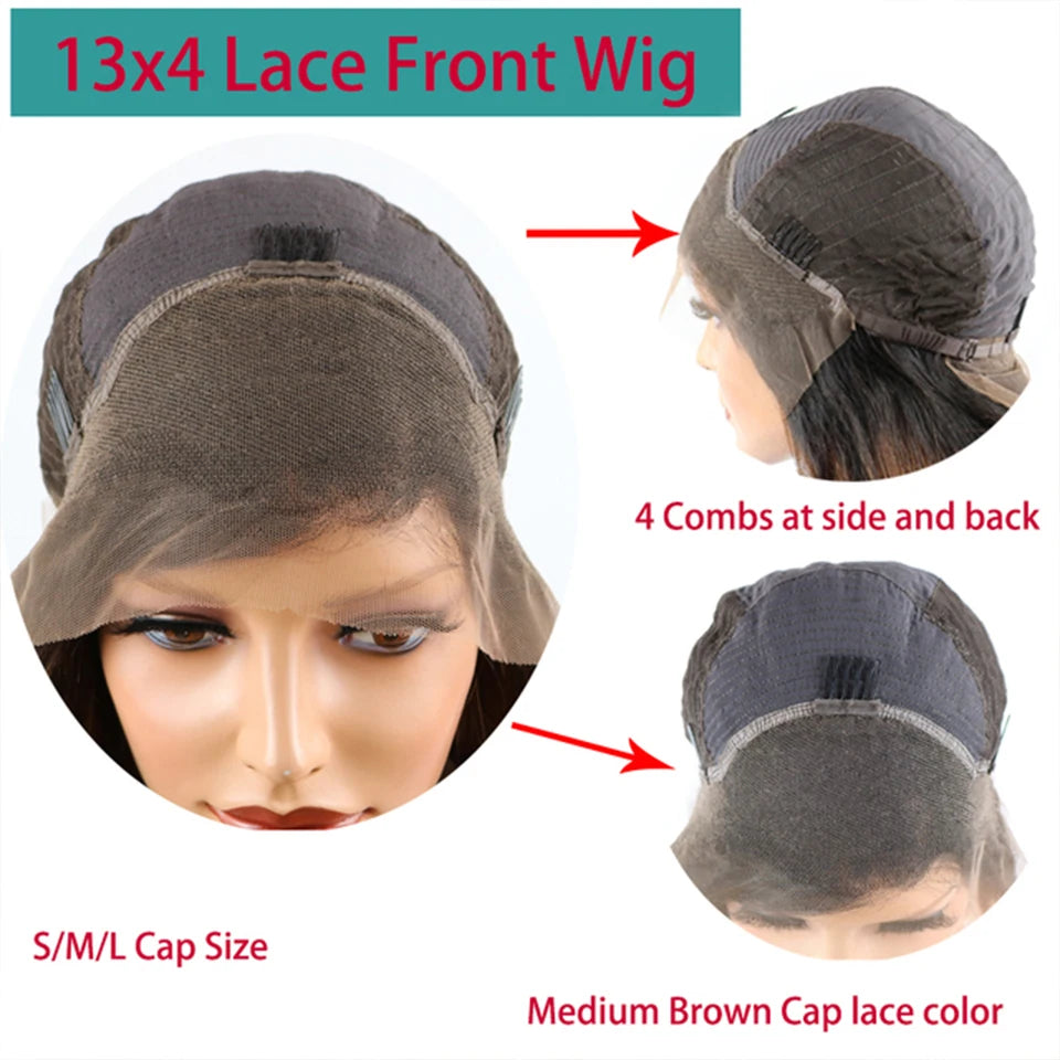 Sun-Kissed | Brown Highlight Glueless HD Lace 13x6 Frontal Wig