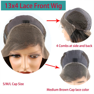 Sun-Kissed | Brown Highlight Glueless HD Lace 13x6 Frontal Wig