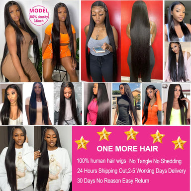 Sleek & Smooth | Straight Glueless HD Lace 13x6 Frontal Wig by OneMore Pre-Cut