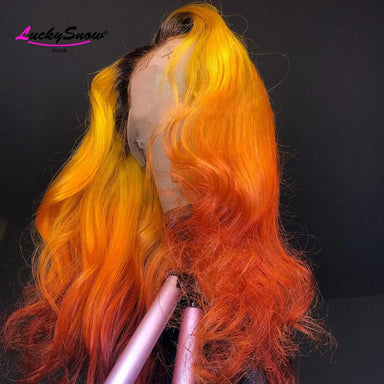 Sun-Kissed | 180% Density Highlight Glueless HD Lace 13x4 Frontal Wig Pre-Cut
