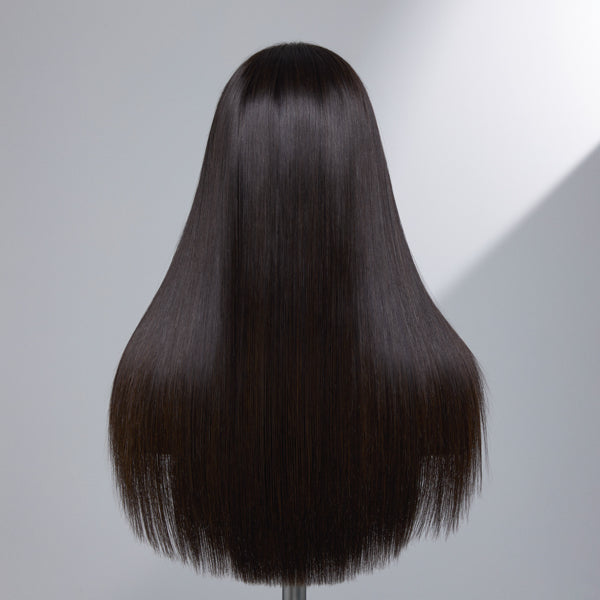 Luxury Choice | Super Density Silky Straight 13x4 Frontal Lace Long Wig 100% Human Hair