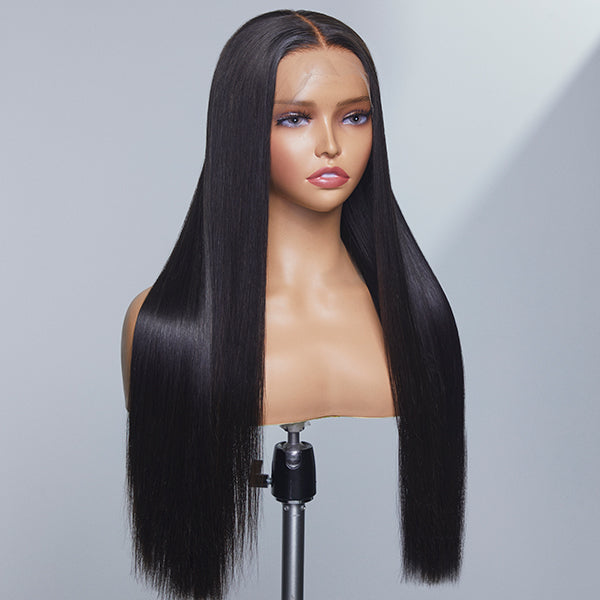 Luxury Choice | Super Density Silky Straight 13x4 Frontal Undetectable HD Lace Long Wig 100% Human Hair