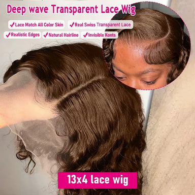 Wear & Go | Deep Wave Glueless HD Lace 13x4 Frontal Wig — Best Seller