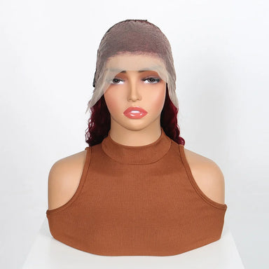 Throw On & Go | Burgundy 99J Deep Wave Glueless HD Lace 13x4 Frontal Wig