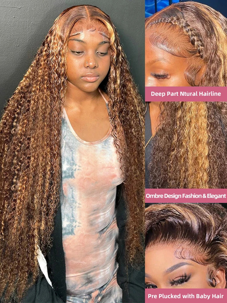Wear & Go | Highlight Deep Wave Glueless HD Lace 13x6 Frontal Wig Pre-Cut — Top Seller