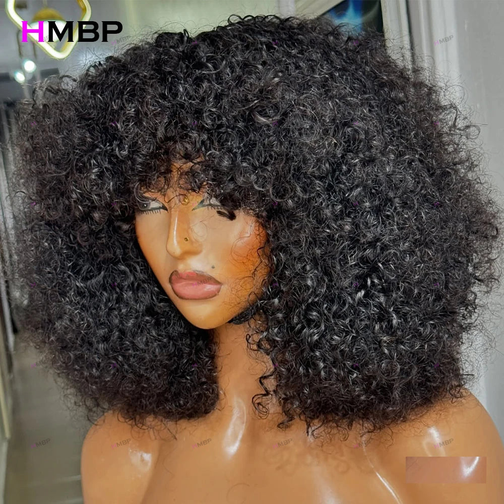 Big Curl Energy | 500% Super Density Kinky Curly Glueless HD Lace 4x4 Closure Wig