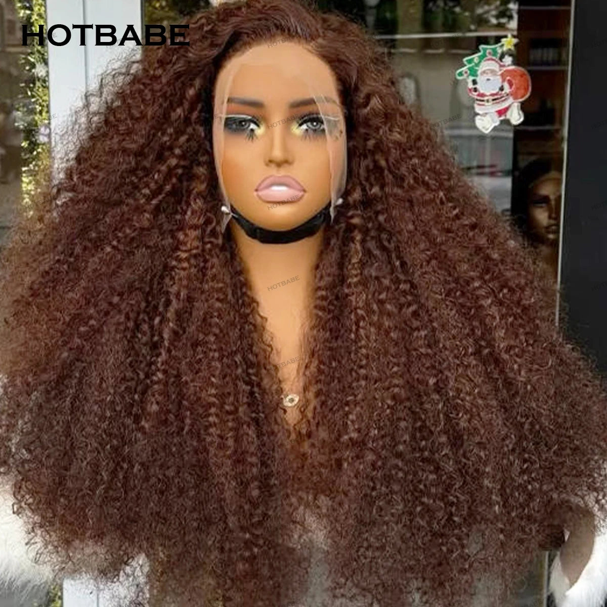 Natural Kinks | Kinky Curly Glueless HD Lace 13x6 Frontal Wig by HOTBABE
