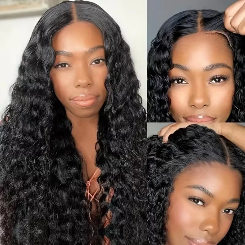 Wear & Go | 180% Density Water Wave Glueless HD Lace 4x4 Closure Wig