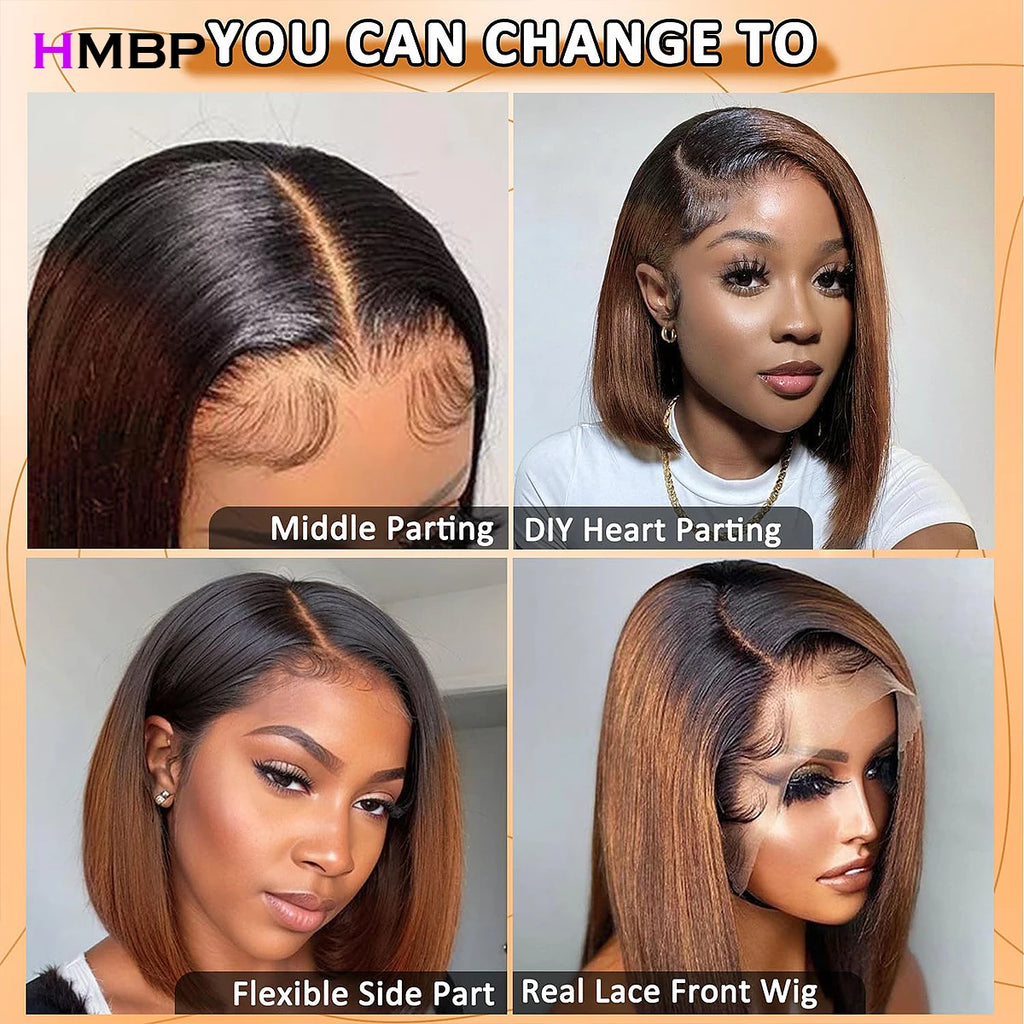 Trending Now | Brown Highlight Glueless HD Lace 13x6 Frontal Wig