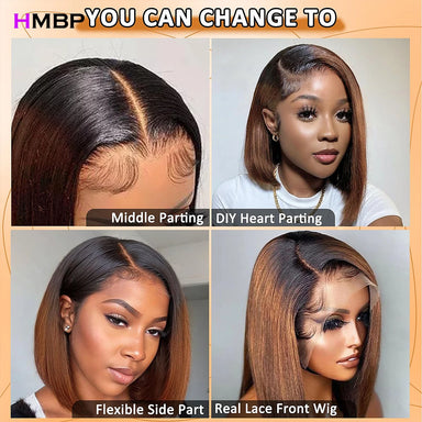 Trending Now | Brown Highlight Glueless HD Lace 13x6 Frontal Wig