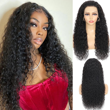 Effortless Waves | 180% Density Water Wave Glueless HD Lace 13x6 Frontal Wig Pre-Cut