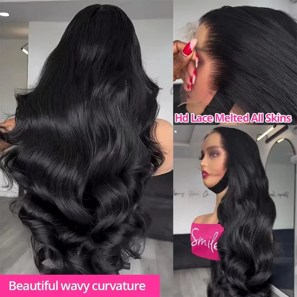 Effortless Glam | 250% High Density Loose Wave Glueless HD Lace 13x6 Frontal Wig Pre-Cut